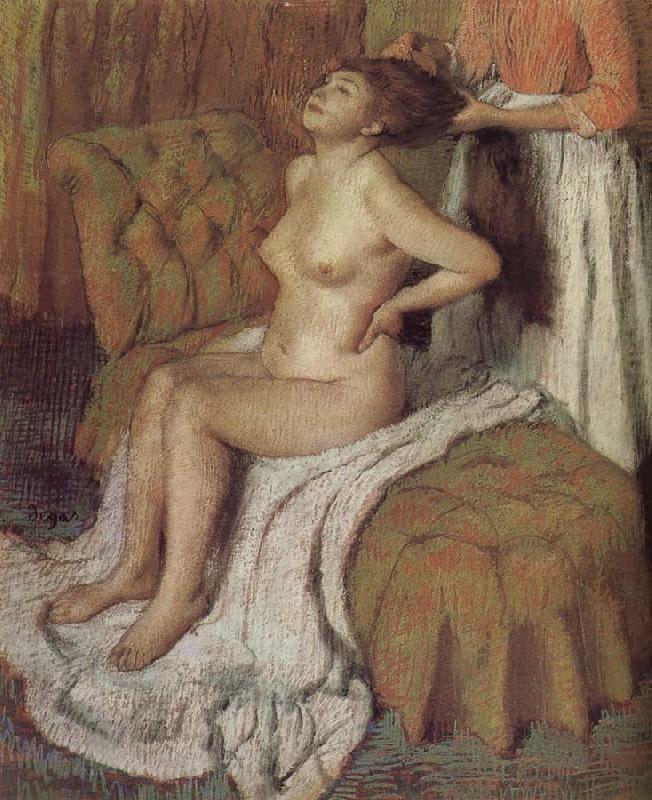 Edgar Degas The lady hackled hair oil painting image